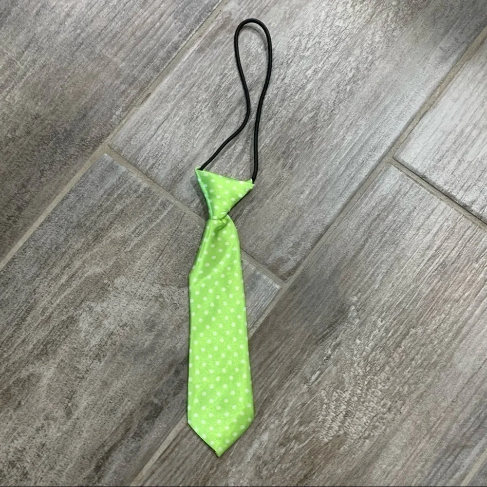 Tie Baby Toddler Green Swiss Dot Christmas Easter St. Patrick's Day Neck Tie NEW
